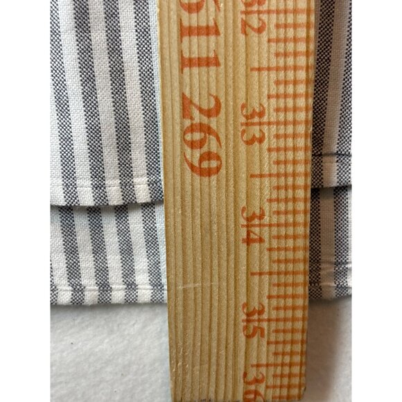 Ralph Lauren Classic Fit Striped Button-Down Shirt Mens XL-TG- Gray & White - Picture 5 of 11